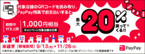 街P祭20％還元