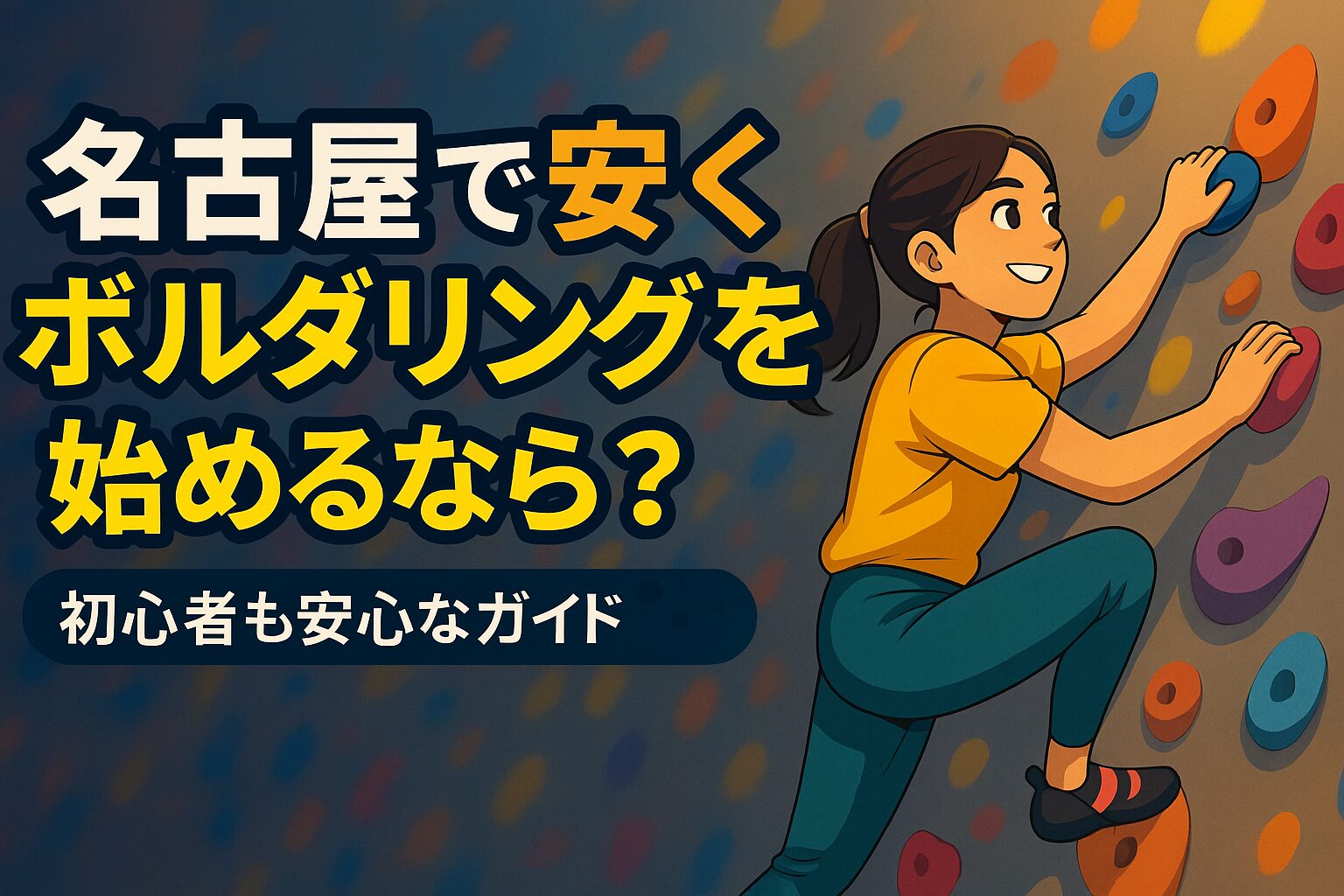 名古屋で安くボルダリングを始める方法|初回料金・回数券・月会員を比較【2026年】