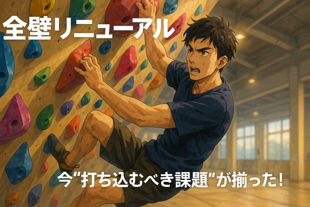 【全壁リニューアル】グレードは甘め？辛め？名古屋のカラフルロックで今“打ち込むべき課題”が揃った！