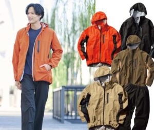 ワークマンのイナレムストレッチレインスーツの外観