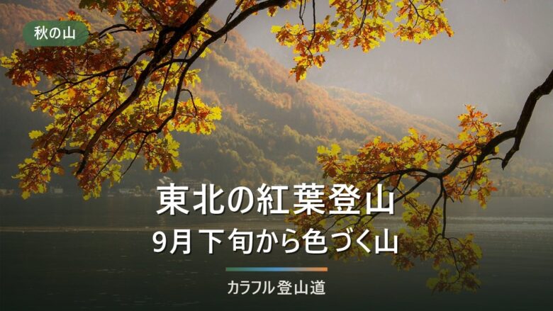 東北の紅葉登山|9月下旬から色づく山と、装備を切り替える目安