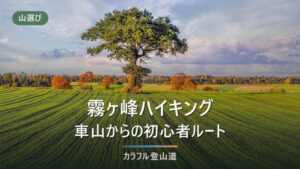 霧ヶ峰ハイキング入門｜車山からの初心者コース比較と持ち物・リフト情報