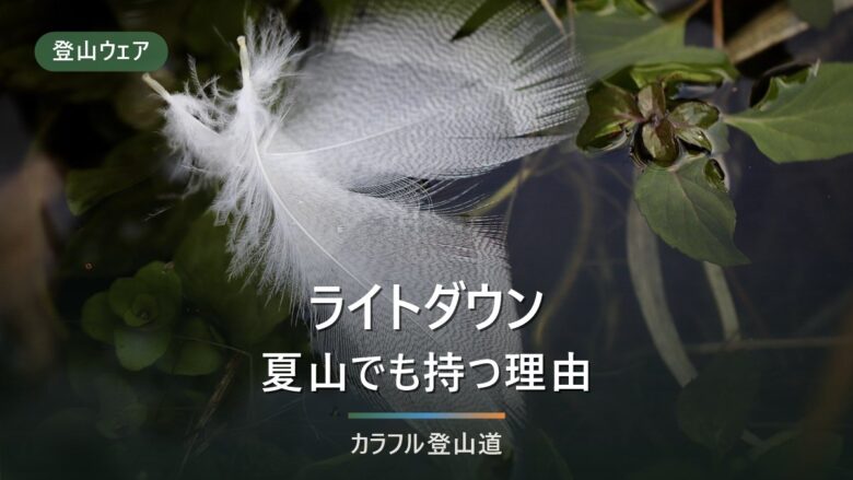 軽いライトダウンジャケット比較|登山向け6モデルの重量・収納・現行型番【2026年】