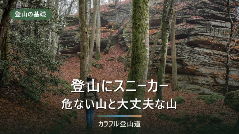 登山にスニーカーは危ない!?登山靴との違いを初心者向けに解説