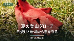 夏の登山で手袋は必要？選び方から厳選おすすめまで徹底ガイド！