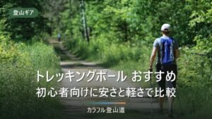 トレッキングポールおすすめ｜初心者向けに安い・軽量・コスパ最強モデルを比較