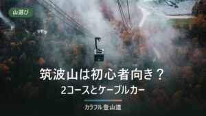 筑波山は登山初心者でも登れる？標高差540mと4コースの所要時間で選ぶ日帰りルート