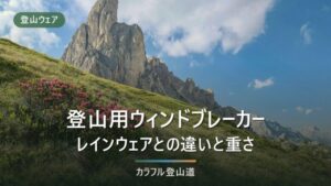 登山用ウィンドブレーカーの選び方｜レインウェアとの違いと重量56〜360gで比較【2026年】