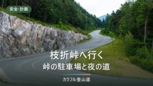 越後駒ヶ岳・枝折峠への行き方｜国道352号の規制、駐車場50台、滝雲シャトルバス