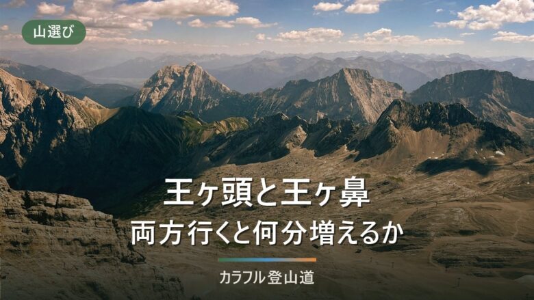 美ヶ原の王ヶ頭で引き返すか、王ヶ鼻まで行くか|公式の0.4km・約20分が決める往復40分
