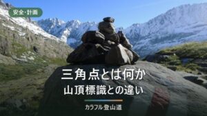 三角点とは何か｜山頂標識との違いと、国土地理院の地図で座標を確かめる手順