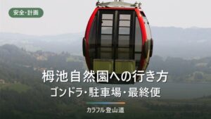 白馬岳の登山口・栂池自然園へのアクセス2026｜下り最終16:40と駐車場3か所・バスの時刻