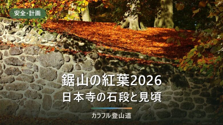 鋸山・日本寺の紅葉2026｜見頃の目安と通行止め、最終入場15時から決める下山